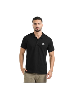 Greys&Blues Organic Polo Plain Tshirt- Black